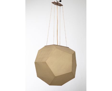Anthroposophic Pendant Lamp 1950/60sDesign 1950/60sAnthroposophische Pendelleuchte der 1950/60er Jahre. Holz, dünner, leicht 