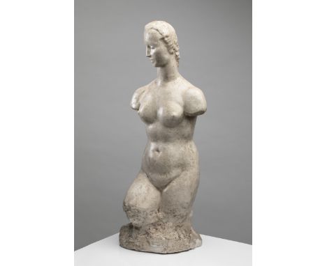 Wilhelm Lehmbruck, Hagener TorsoWilhelm Lehmbruck, (1881-1919)Hagener Torso. Weiblicher Torso. Gips, hell patiniert. H. 69 cm