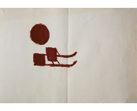 Joseph Beuys*, Der Sonnenschlitten 1984 Sample print / misprintJoseph Beuys*, (1921-1986)1984Sonnenschlitten. 1984. Siebdruck