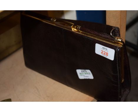 FAUX LEATHER HANDBAG