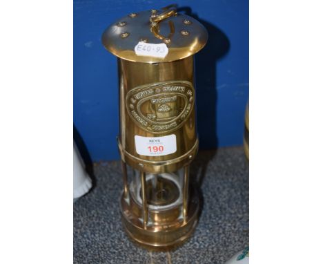 MINER’S BRASS LAMP