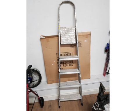 A SET OF STEP LADDERS