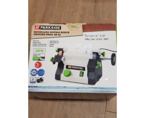BOXED PARKSIDE MODELLING DOUBLE BENCH GRINDER