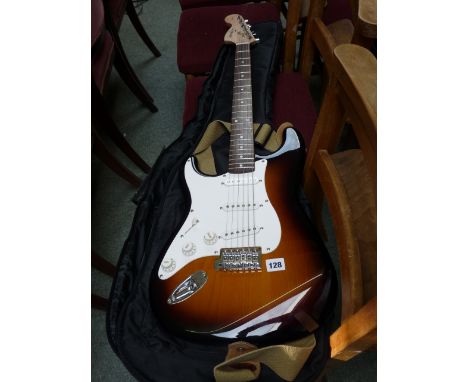 Fender Strat Squire in loose case 