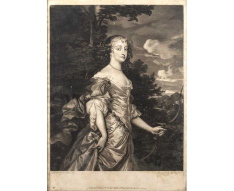 Thomas Watson after Sir Peter LelyThe Duchess of Richmond, mezzotint, pub. c.1779 for W Shropshire and T Watson, 45 x 33cm