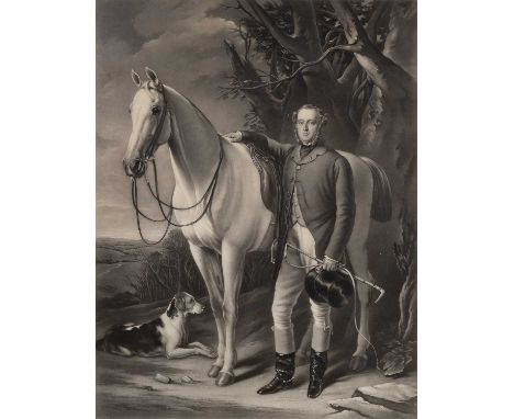 Thomas Lewis Atkinson after Sir Francis GrantGeorge Lane Fox Esquire, mezzotint, 65 x 51cm