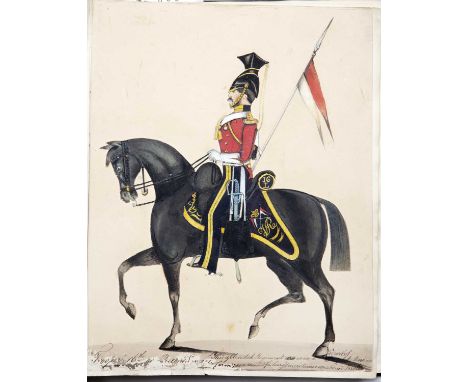 Samuel Metford (1810-1896)The artist's scrapbook comprising his own cut card designs, pencil drawings and watercolours, subje