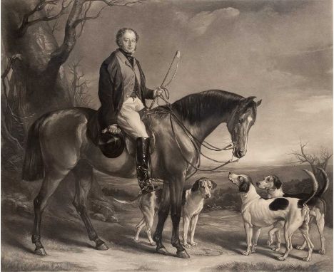 George Raphael Ward after Sir Francis GrantHenry, Third Earl of Harewood, mezzotint, 59 x 70cm