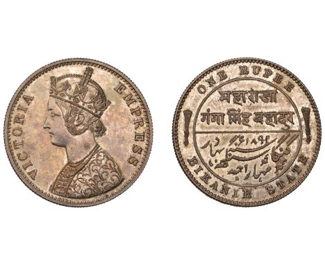 The Uniform Coinage of India, British Imperial Period: Princely States, BIKANIR, Victoria [Ganga Singh (1887-1943)], original