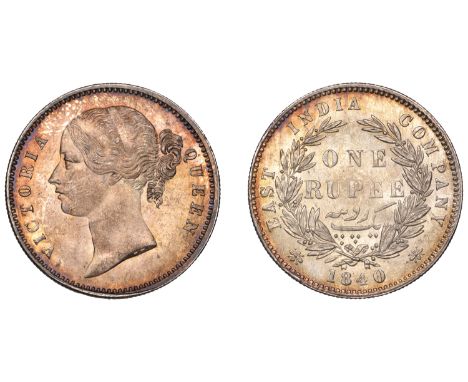 The Uniform Coinage of India, East India Company, Victoria, silver Rupee, 1840 [1850-62], type II [A/I], Calcutta or Bombay, 