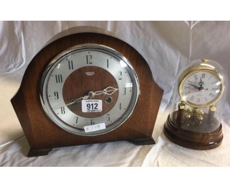 SMITH'S OF ENFIELD MANTLE PIECE CLOCK &amp; 1 OTHER