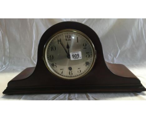 WOOD CASE MANTLE CLOCK WITH WESTMINSTER CHIME