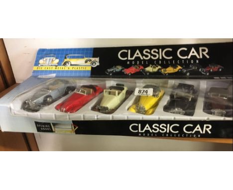 DIE CAST METAL &amp; PLASTIC CLASSIC CAR MODEL COLLECTION