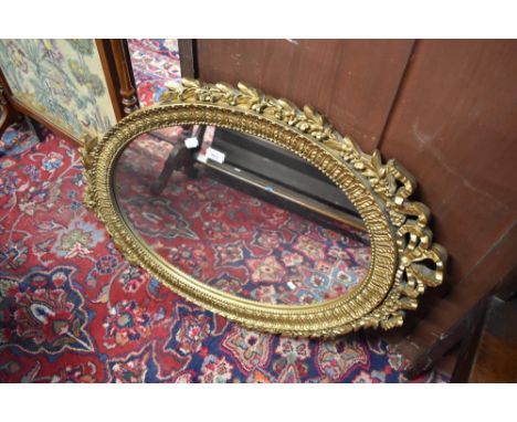 A vintage gilt frame wall mirror