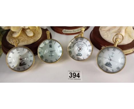 4 good globe paperweight watches
