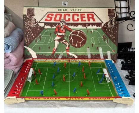 A vintage Chad valley boxed football game (No balls)