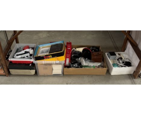 A large lot of vintage photographic equipment including a boxed Kodak K160