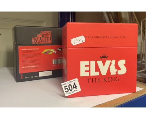 2 Box sets including Elvis The King (Full) &amp; Elvis singles (Part)