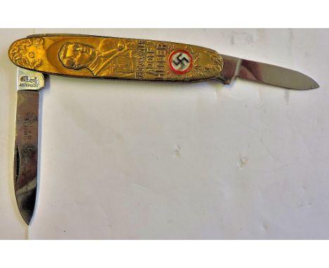 German Nazi commemorative 1930's Pen Knife "For honour and freedom, for right and truth" an interesting item.