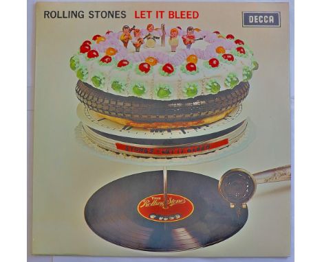 Rolling Stones -Let it Bleed -  (LP) - 1969 - Decca SKL 5025 - Stereo Blue inner, without stickered sleeve, excellent near mi