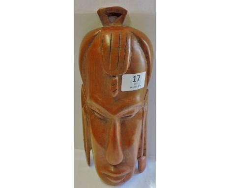 Vintage African Art  - hardwood wall carving, some damage, 