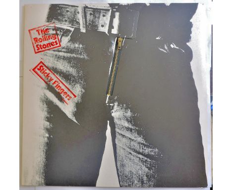 Rolling Stones-Sticky Fingers-(LP) - Rolling Stones COC59100(First album on Rolling Stones label)'B16'Zip sleeve(real zip!) w