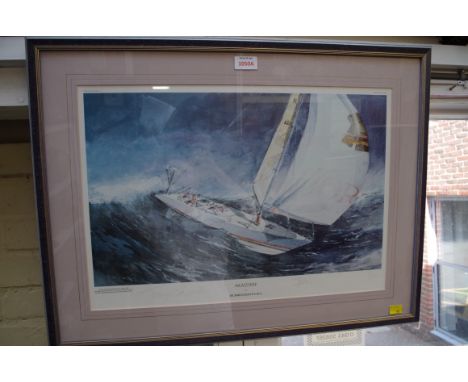 Richard Joicey, 'Maiden', signed and numbered, additionally signed Tracey Edwards, colour print, I.31.5 x 51.5cm.&nbsp; 
