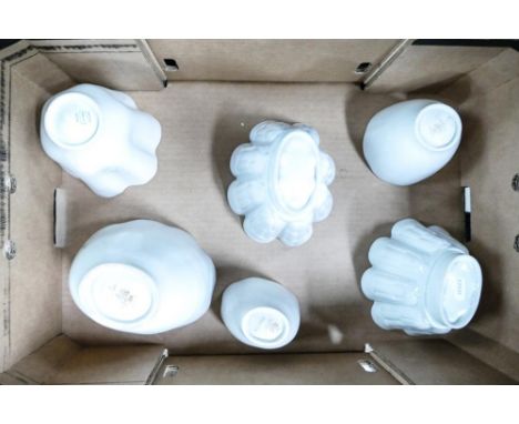 Wileman &amp; Co and Shelley jelly moulds ( 6 pieces) 