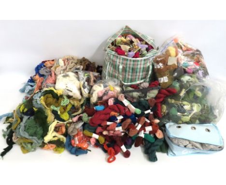 A large quantity of tapestry yarns including Appleton & Anchor