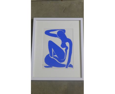 Henri Matisse - Blue Nude - original lithograph after Matisse's cut-outs 1954 edition - printed by Mourlot - Image size 35cm 