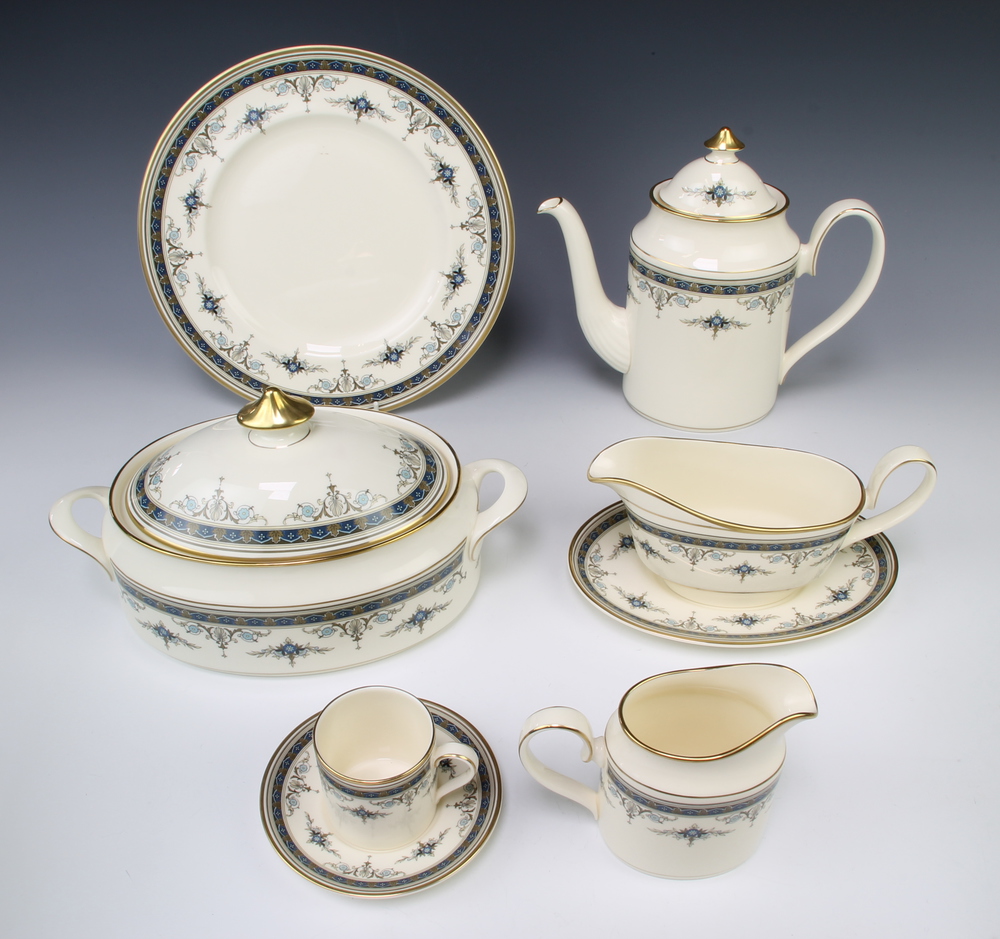 A Minton Grasmere part coffee and dinner service comprising 12 coffee