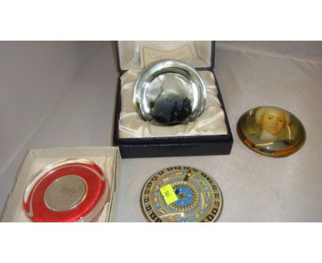 Caithness glass paperweight in presentation box Veil Tail  and others