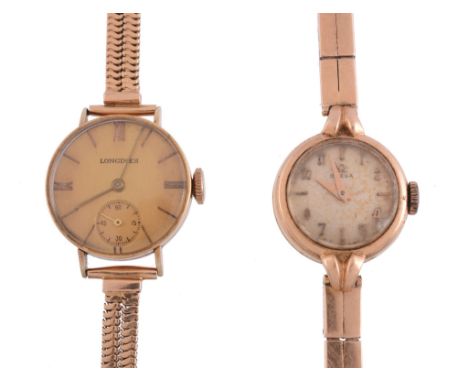  Omega, ref. 2616, an 18 carat gold wristwatch,   no. 10994731, circa 1947, manual wind movement, 17 jewels, cal 244, no. 123