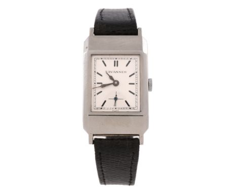  Tavannes, ref. 1134, an 18 carat white gold wristwatch,   no. 0828599, manual wind movement, 15 jewels, 3 adjustments, no. 1