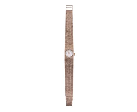  Vertex, ref. 2774, a lady s 9 carat gold bracelet wristwatch,   hallmarked London 1966, manual wind movement, 17 jewels, cal