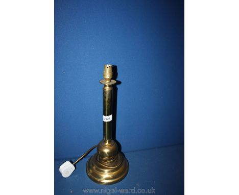 An antique Brass table Lamp