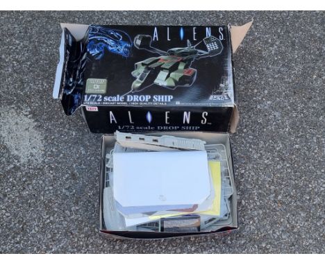 An 'Aliens ' 1/72 scale Drop Ship diecast model; together with a Battlestar Galactica 'Battlestar Pegasus' 1:4105 scale plast