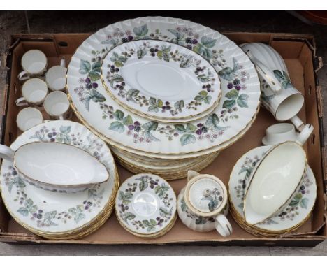 A Royal Worcester 'Lavinia' pattern part coffee and dinner service. 