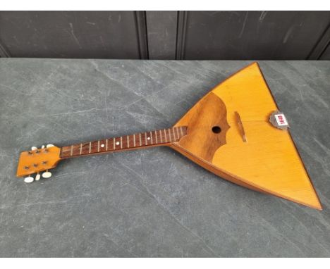 A six string balalaika.