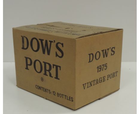 Wine - Port: 1975 Dows, 12 Bottles, card case, unopened. (12)