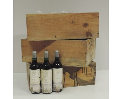 Wine - Spanish Red, 1971, Marques de Riscal, Elciego (Alvara), 36 Bottles, some labels damaged, in wooden cases. (36)