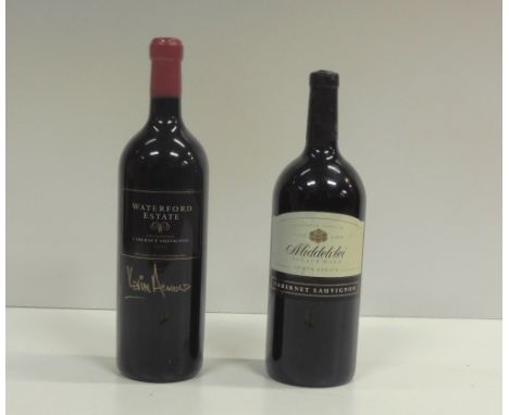 Wine - South African Red: 2004, Middelslei Cabernet Sauvignon, 4 Litre Bottle, card case; also 2005 Waterford Estate Cabernet