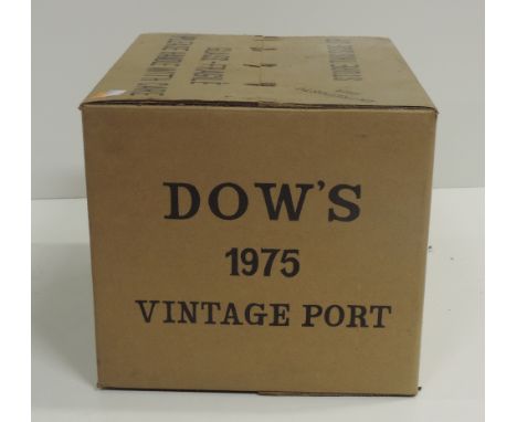 Wine - Port: 1975 Dows, 12 Bottles, card case, unopened. (12)