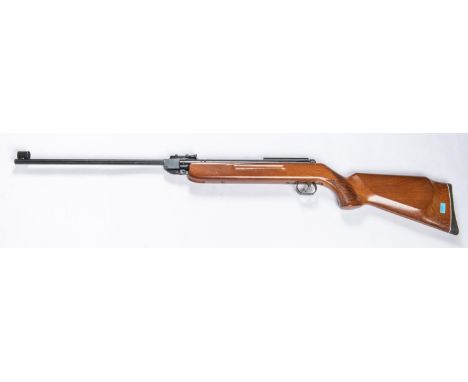 A .22" BSF "Junior" break action air rifle, number 7321, with tunnel fore sight, fully adjustable rearsight, telescopic sight
