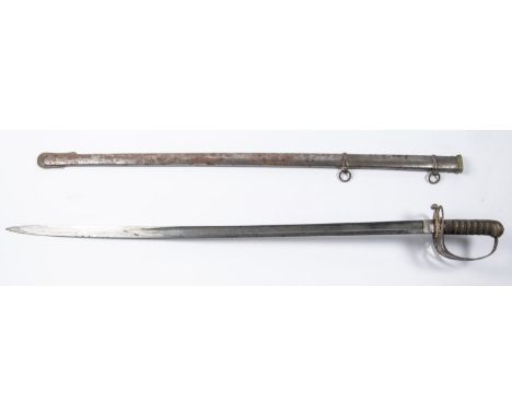 An 1827 rifle regiment pattern General Officer's sword, broad blade 35" by Henry Wilkinson, number 15711 (1868), etched with 