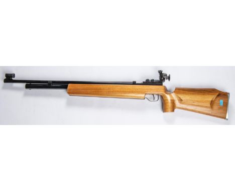 **A scarce .177" Japanese Heirinkan 120x side lever pneumatic air rifle, number HT7356, with tunnel fore sight, fully adjusta