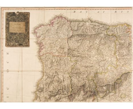 Spain &amp; Portugal. Nantiat (Jasper), A New Map of Spain and Portugal, Exhibiting the Chains of Mountains With their Passes