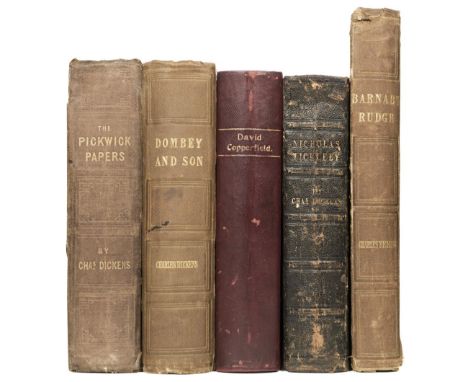 Dickens (Charles). The Posthumous Papers of The Pickwick Club, 1st edition in book form, later issue, London: Chapman and Hal