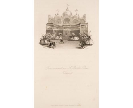 Rogers (Samuel). Italy, a Poem, London: Edward Moxon, 1838, half title, 55 engraved plates after Turner, advertisement leaf, 