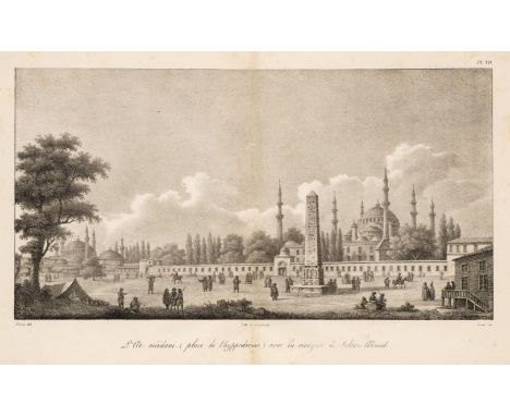 Andreossy (Antoine Francois, Comte). Constantinople et le Bosphore de Thrace, Atlas volume only, 2nd edition, Paris: Benjamin